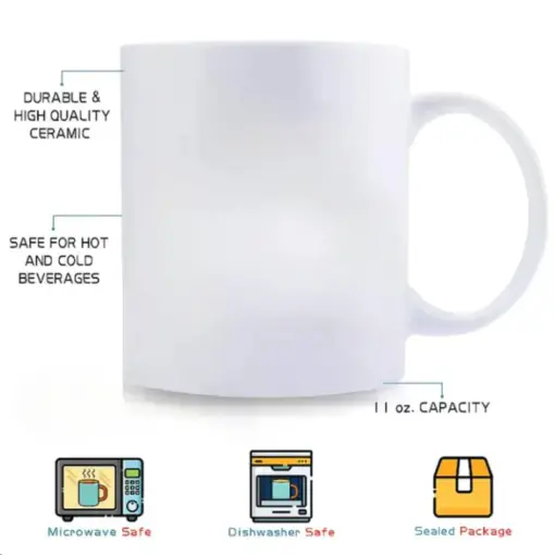 Chicken Butt Chicken Poo Why Chicken Thigh Muqs 11oz Coffee Mug Ideal Gift for Birthdays, Holidays, Christmas, New - Image 4